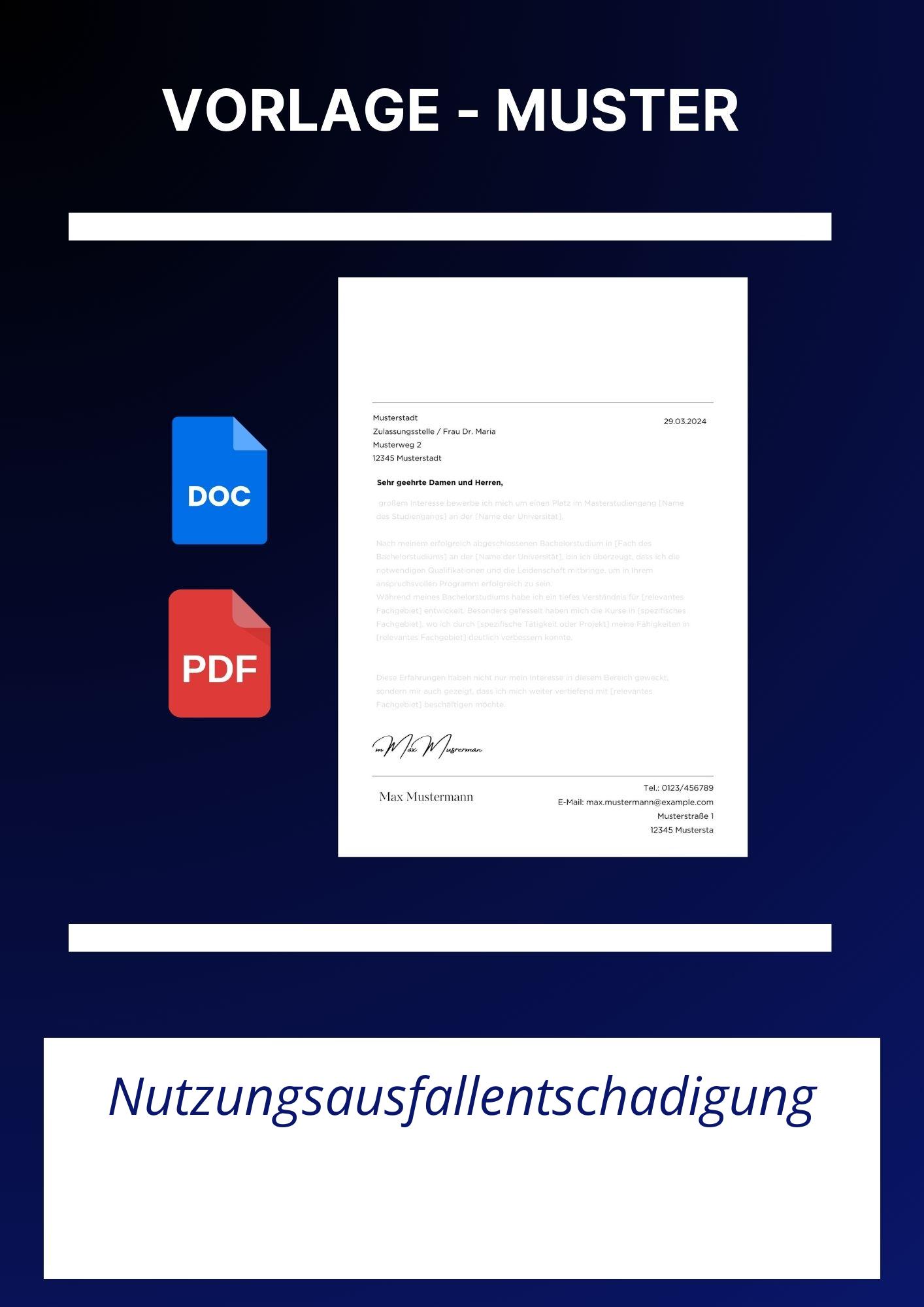 Nutzungsausfallentschädigung